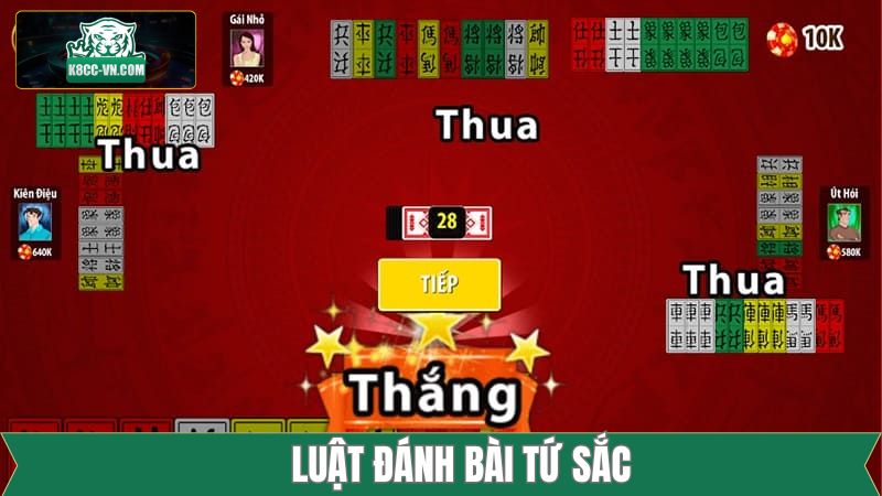 Luật đánh tứ sắc chuẩn tại K8cc