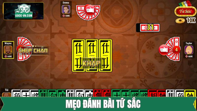 Kinh nghiệm chơi tứ sắc chuẩn từ cao thủ